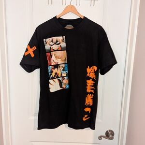 ⭐3 For $20⭐ My Hero Academia Black Bakugo Tee with Orange Anime Graphics